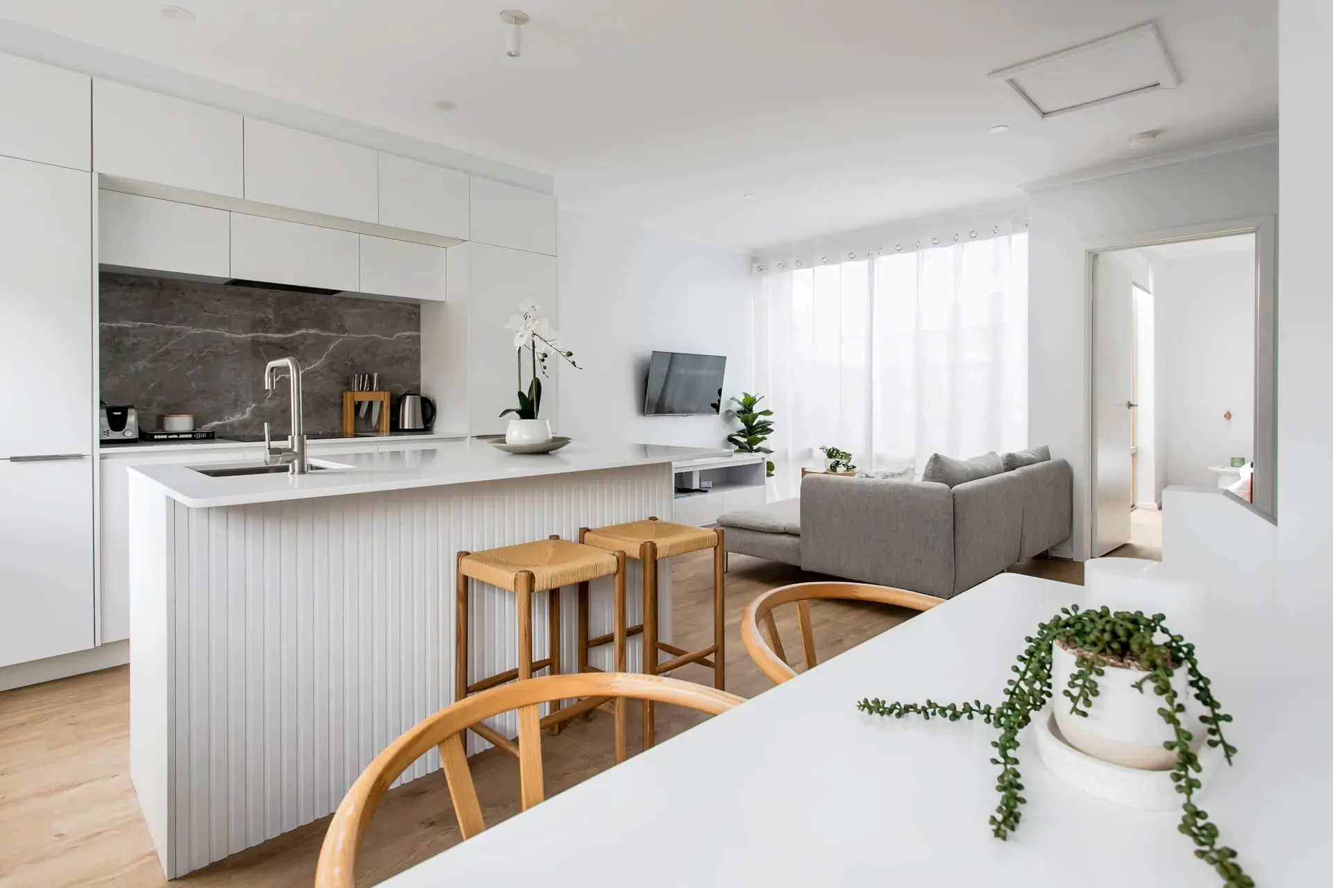 Inside of the Takana property rental kitchen
